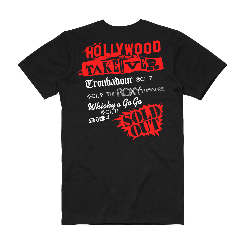 もらって嬉しい出産祝い Höllywood Takeöver Store Crue Motley – Tee ミュージシャン
