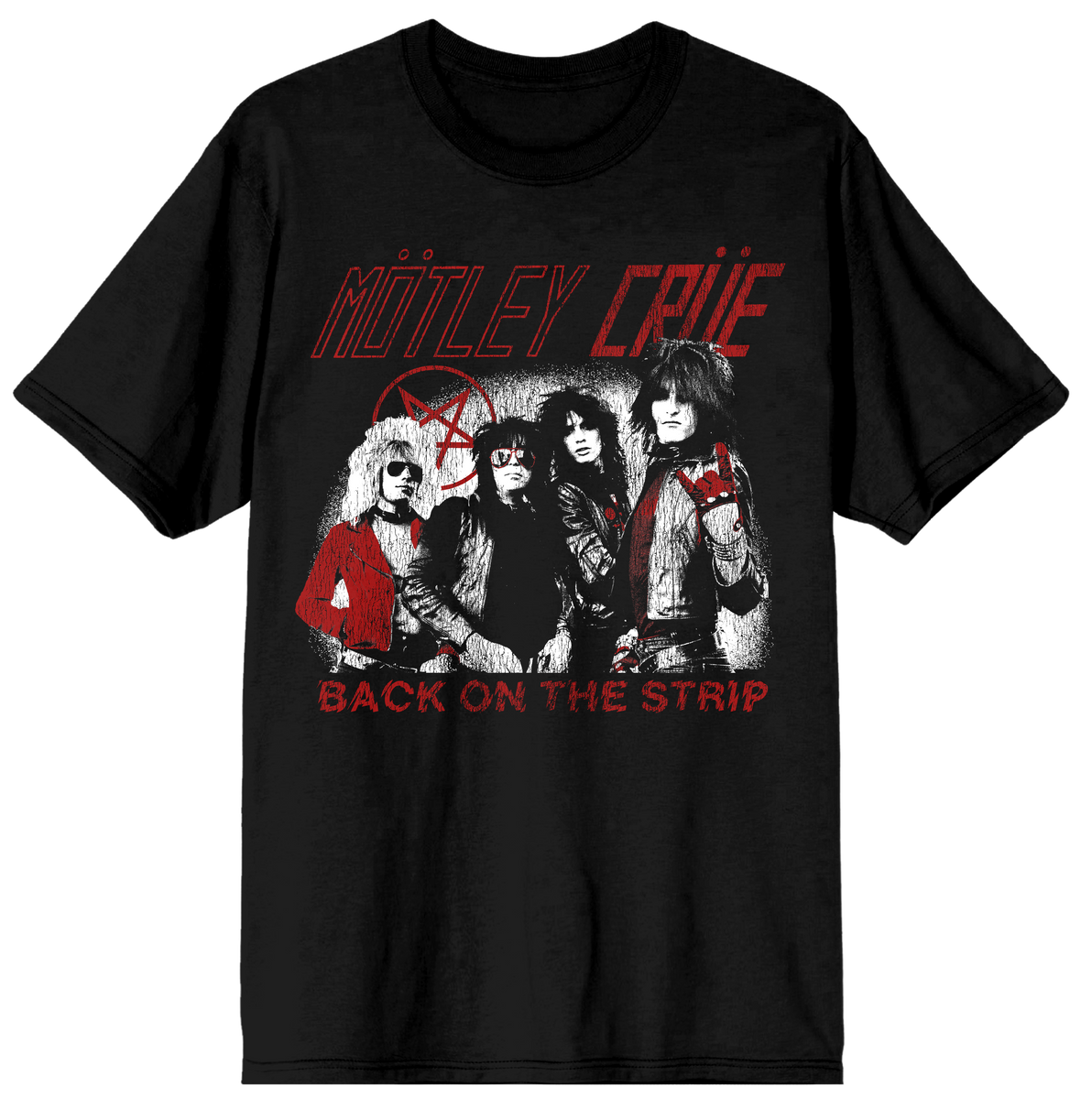 Back on the Strip Black Tee – Motley Crue Store