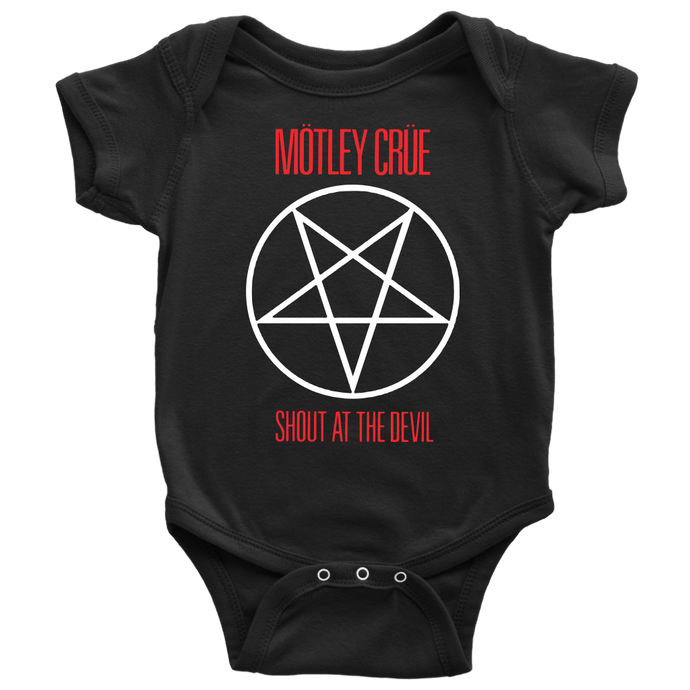 Shout At The Devil Baby Onesie