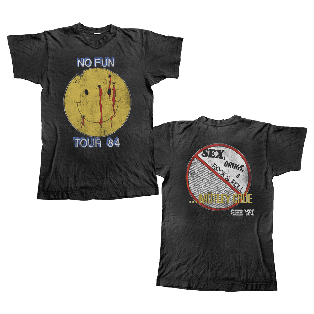 No Fun Tour 1984 Tee Motley Crue Store