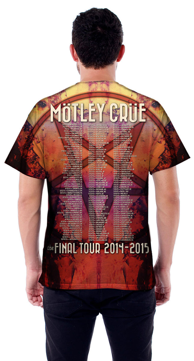 Final Tour Dye Sublimation Tee – Motley Crue Store