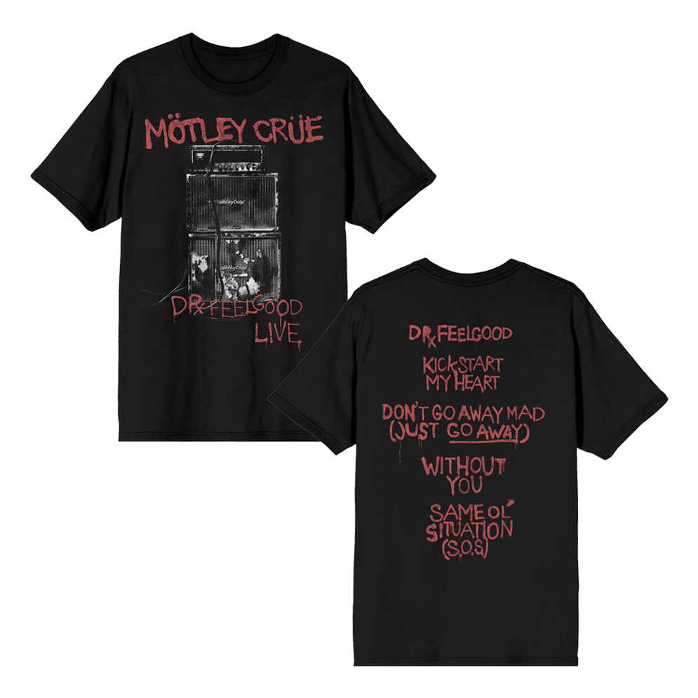Motley Crue Dr. Feelgood ツアー　Tシャツ Dr. Feelgood Live Tee – Motley Crue Store