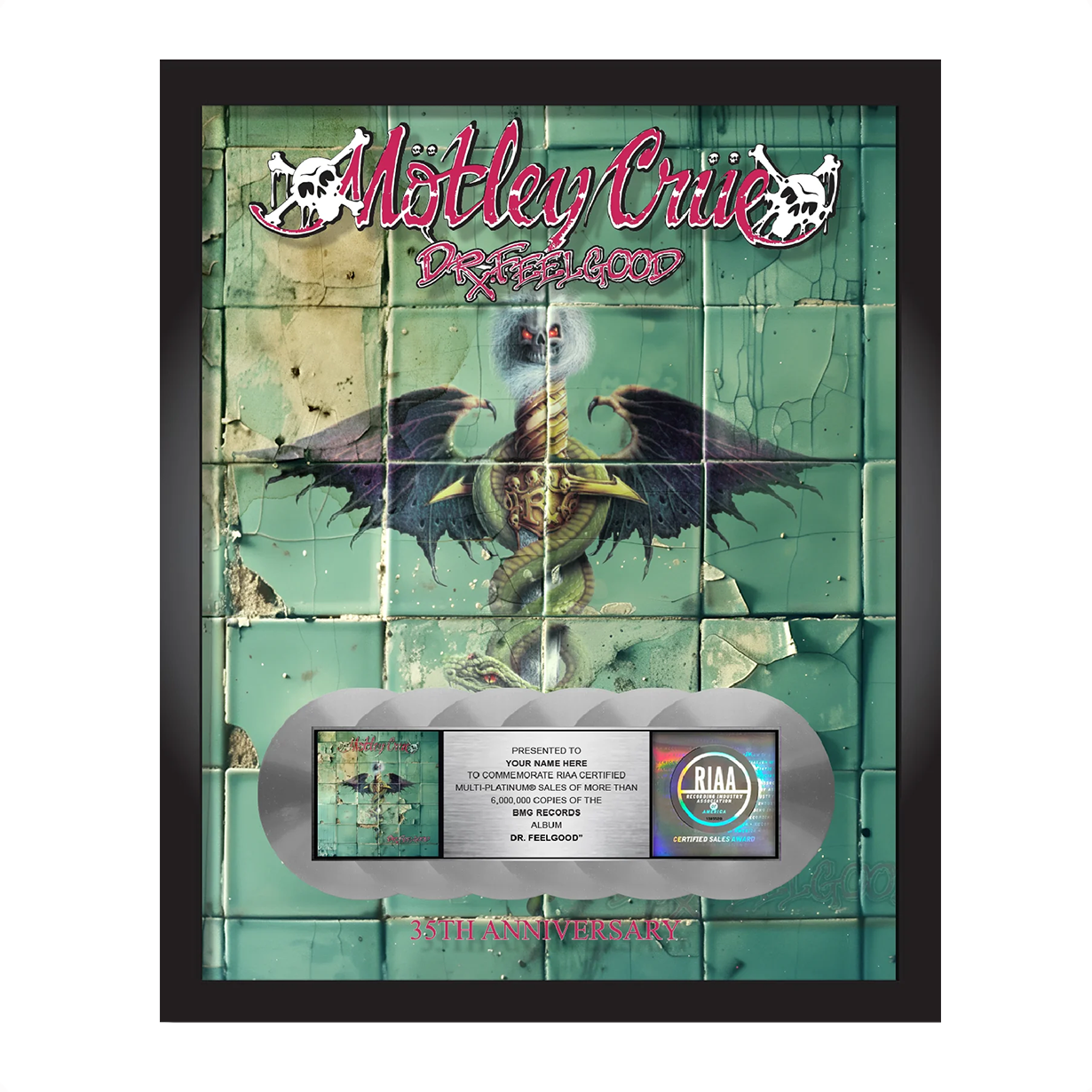 Dr. Feelgood 35th Anniversary Plaque - 16x20