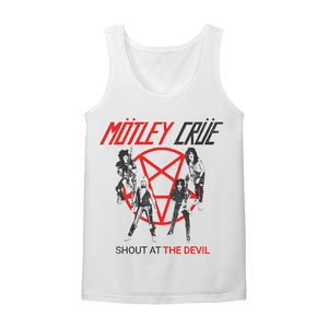 Shout At The Devil White Vintage Tank