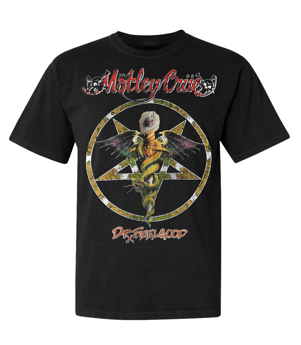 Feelgood Caduceus Tee – Motley Crue Store