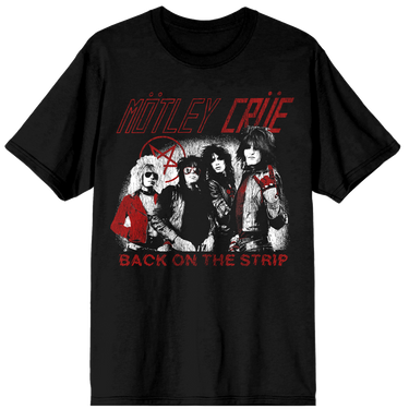 Back on the Strip Black Tee – Motley Crue Store