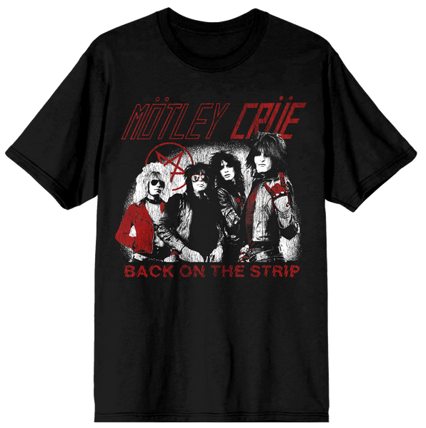 Back on the Strip Black Tee – Motley Crue Store