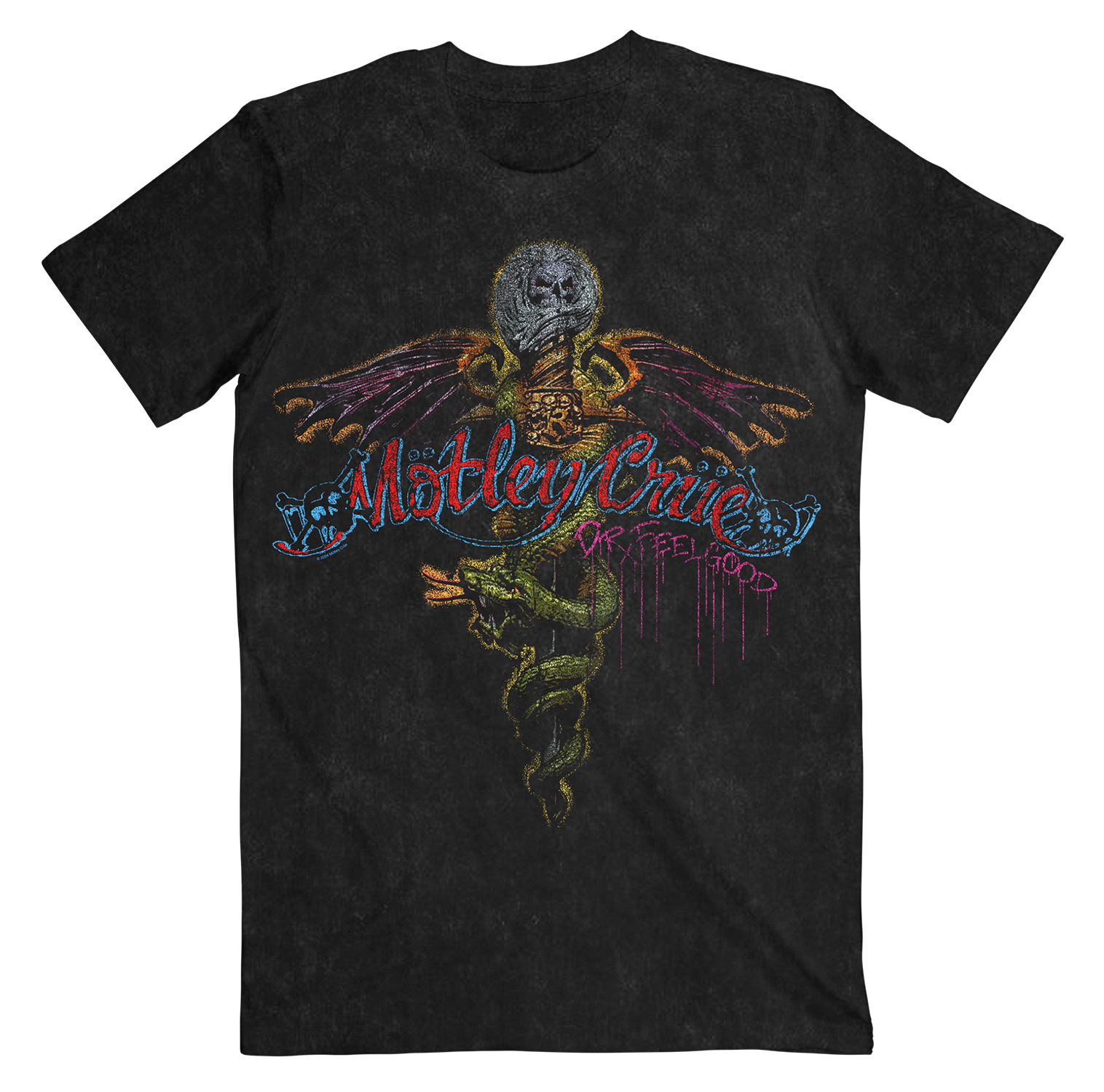 Vintage Dr. Feelgood Tracklist Oversized Tee – Motley Crue Store Vintage Dr. Feelgood Tracklist Oversized Tee – Motley Crue Store