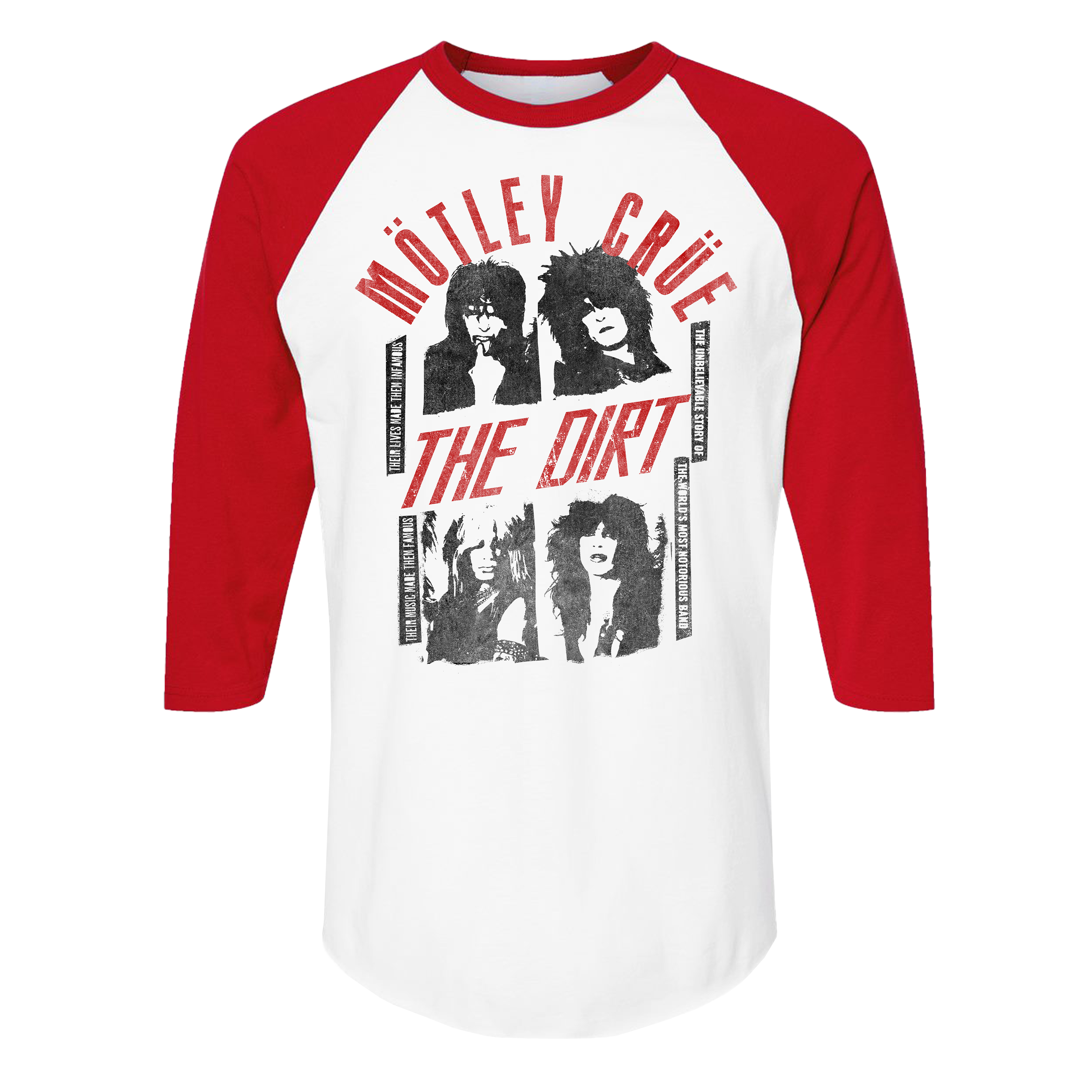 The Dirt Fame Raglan – Motley Crue Store