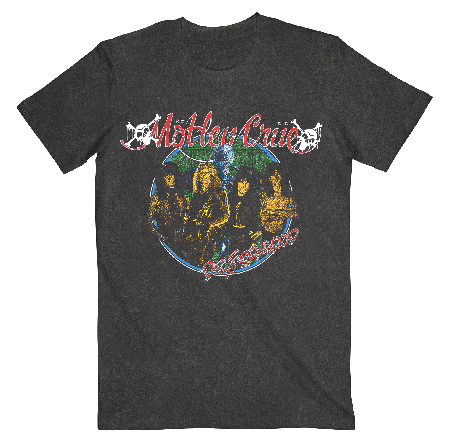 Mötley Crüe Dr. Feelgood バンドTシャツ Dr Feelgood Band Photo Tee – Motley Crue Store