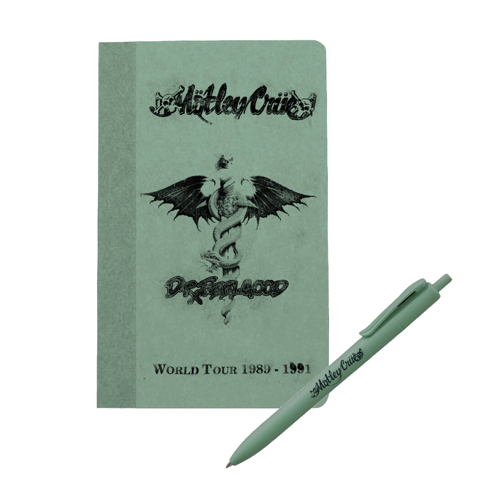 Dr. Feelgood Journal & Pen Set – Motley Crue Store