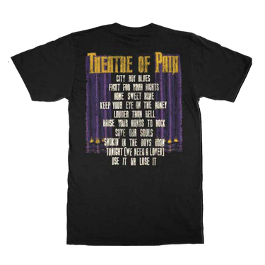 Theatre of Pain Vintage Tracklist Tee – Motley Crue Store