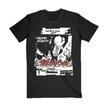 Whisky Handbill Tee – Motley Crue Store