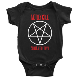 Shout At The Devil Baby Onesie