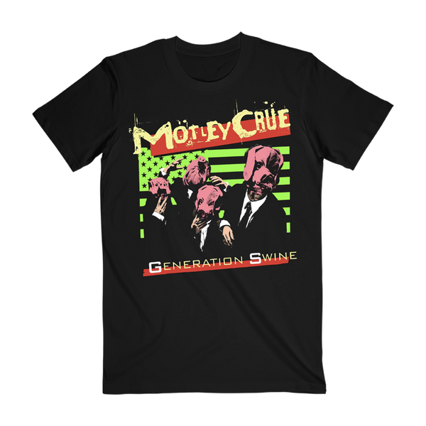 97年 MOTLEY CRUE Generation Swine プロモTシャツ Generation Swine 25th Anniversary Tee – Motley Crue Store