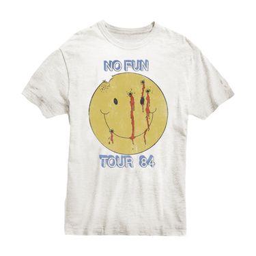No Fun Tour 1984 White Tee – Motley Crue Store