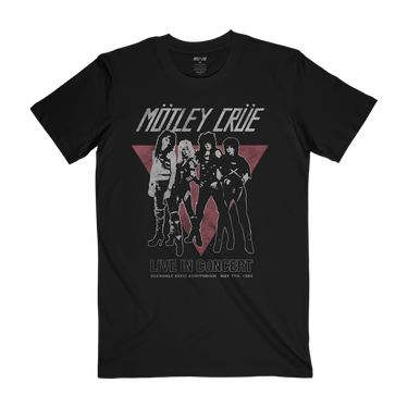 Vintage Glendale Tour Tee – Motley Crue Store