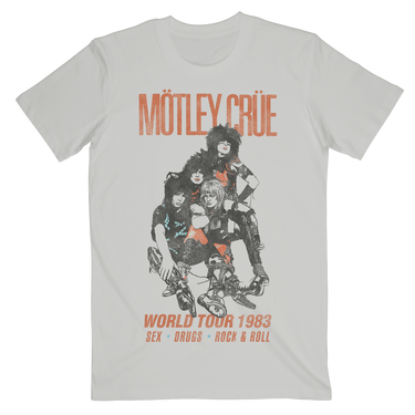 Vintage World Tour 1983 Tee – Motley Crue Store