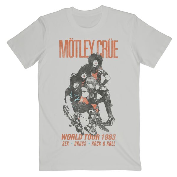 Vintage World Tour 1983 Tee – Motley Crue Store